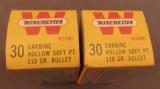 Winchester 30 Carbine Hollow Soft Point Ammo - 2 of 2