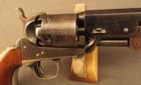Rare Prototype Colt Firearms Enlarged Caliber 1851 Navy Revolver - 3 of 12