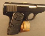 Unusual FN Browning Model 1910 Pistol with Raised Sights - 2 of 11