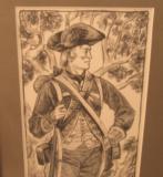 Pair of Hand Drawn Revolutionary War Soldiers Col. Waterhouse - 3 of 6