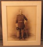 Large Indian Wars Era Photograph of a Standing U.S. Officer - 1 of 4