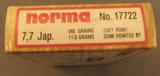 Norma 7.7 Japanese Rifle Ammo 20 Rnds - 2 of 2