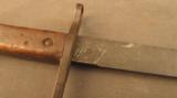 Japanese Last Ditch Type 30 Bayonet In Wood Scabbard - 3 of 8