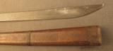 Japanese Last Ditch Type 30 Bayonet In Wood Scabbard - 4 of 8