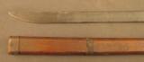 Japanese Last Ditch Type 30 Bayonet In Wood Scabbard - 6 of 8