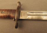 Early 1905 Bayonet In Second Type Scabbard 1912 Date - 3 of 9