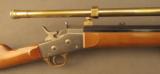 Pedersoli Rolling Block With Brass Tube Scope - 4 of 12