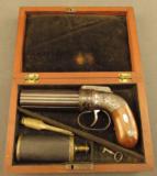 Pepperbox Pistol Allen & Thurber with Case and Accessories - 1 of 12
