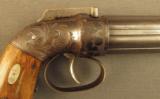 Pepperbox Pistol Allen & Thurber with Case and Accessories - 4 of 12