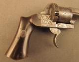 Lefaucheux Revolver French Pinfire - 2 of 12