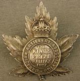 Rare Nova Scotia Soldier Named Fenian Raid & Artillery Badge 1870 Bar - 2 of 7