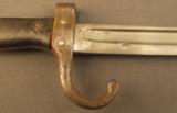 Early French Bayonet and Scabbard 1st Pattern 1892 - 3 of 12