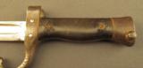 Early French Bayonet and Scabbard 1st Pattern 1892 - 5 of 12