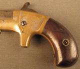 Single Shot Pistol Antique Deringer Cowles & Son - 4 of 12
