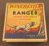 Empty Winchester Shot shell Ranger 12 GA Brush Load Box - 1 of 5