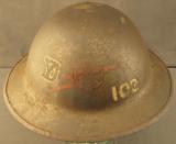 WWI US Painted Helmet - 1 of 12