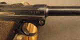 DWM German Luger Pistol 1915 Dated With Holster - 4 of 12