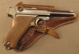 DWM German Luger Pistol 1915 Dated With Holster - 1 of 12
