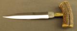 Stag-Handled Push Dagger by McGrann - 4 of 12