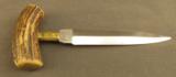Stag-Handled Push Dagger by McGrann - 2 of 12