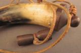 Vintage Powder Horn With Measure - 2 of 4