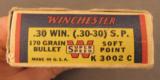 Winchester 1945 Issue Box 30-30 Ammo - 6 of 6