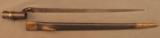 British 1853 Bayonet Thumbnail Fuller Socket Bayonet In Scabbard - 1 of 9