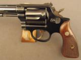 Rare S&W Masterpiece Revolver Model 16 K32 Approx. 3700 Built - 5 of 12