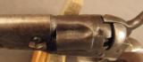 Colt Percussion Revolver Model 1862 Police with Early Hartford Address - 9 of 12
