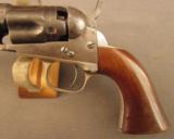 Colt Percussion Revolver Model 1862 Police with Early Hartford Address - 5 of 12
