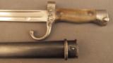 French Bayonet In Matching Scabbard M1892 First Pattern - 4 of 7