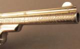 Merwin Hulbert Factory Engraved Pocket Revolver .38 Caliber Gold Wash - 4 of 12