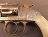 Merwin Hulbert Factory Engraved Pocket Revolver .38 Caliber Gold Wash - 7 of 12
