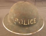 World War II Police Mk. II Brodie Helmet - 1 of 12