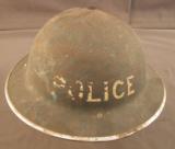 World War II Police Mk. II Brodie Helmet - 2 of 12