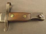 Canadian Ross bayonet 1910 MKII WW2 Dated Scabbard - 5 of 10