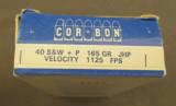 Corbon Ammo 40 S&W +P 165 GR JHP 50 Rnds - 2 of 2