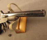Rare Loron Patent Antique Single-Shot Pistol 9mm Rocketball - 3 of 12