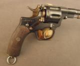 Swedish Model 1887 Officer's Revolver by Husqvarna - 2 of 9