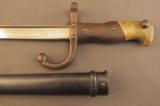 French Model 1874 Gras Bayonet With Matching Scabbard - 3 of 7