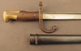 French Model 1874 Gras Bayonet With Matching Scabbard - 1 of 7