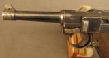 WW1 German Luger Pistol Built by DWM 1917 Dated - 6 of 12