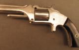 Factory Refinished Smith & Wesson No. 2 Army Revolver w/ Slim Jim Hols - 6 of 12