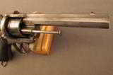 Military Style Pinfire Revolver With Topstrap - 3 of 12