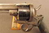 Military Style Pinfire Revolver With Topstrap - 5 of 12