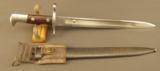 Swiss Model 1889/99 Bayonet Altered to fit 1903 Springfield Rifle - 1 of 12