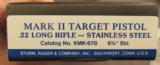 Ruger Target Pistol Stainless Mark II In Box - 10 of 11