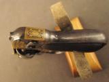 Fine Belgian Damascened Hammerless Pocket Revolver - 4 of 9