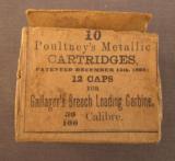 Poultney's Metallic Cartridges For Gallager's Breech Loading Carbine - 2 of 5