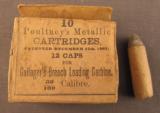 Poultney's Metallic Cartridges For Gallager's Breech Loading Carbine - 1 of 5